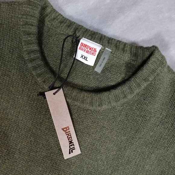 Birdwell Olive Green Crewneck Sweater - Picture 3 of 10